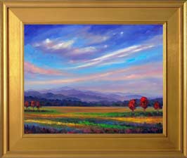 Framed art of Fall Autumn  Mountain Landscape