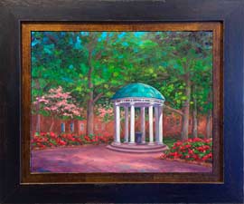 Painting and Prints of the Old Well at UNC Chapel Hill