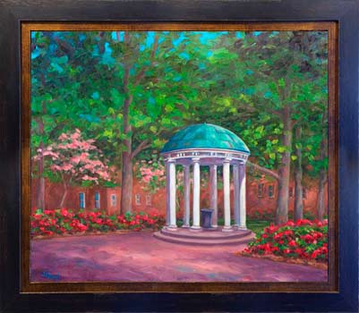 UNC Chapel Hill Canvas Framed Picture
