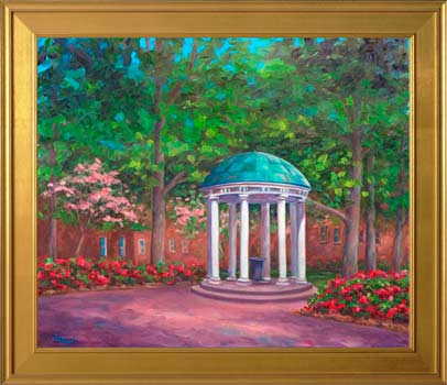 UNC Chapel Hill Canvas Framed