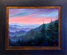 blue ridge parkway painting