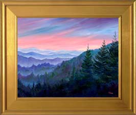 blue ridge parkway painting