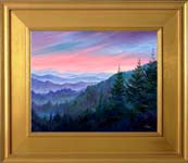 sunset mountain view
