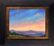 Sunset in the mountains