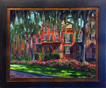 Azaleas on Oglethorpe Avenue
