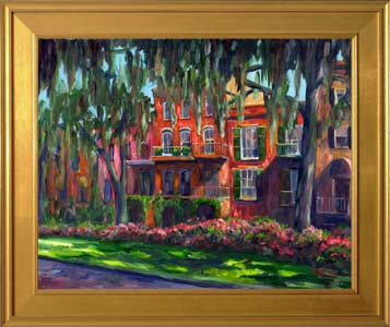 Azaleas on Oglethorpe Avenue