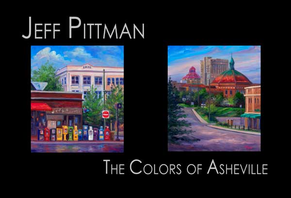 Art Show in downtown Asheville at ACT