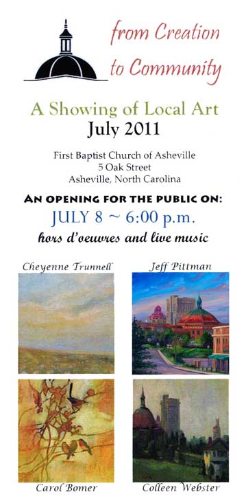 First Baptist Church Art Exhibit