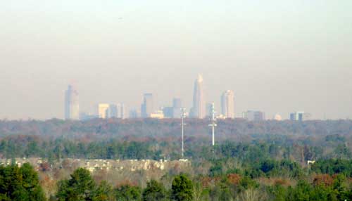 Charlotte Skyline from Ballantyne